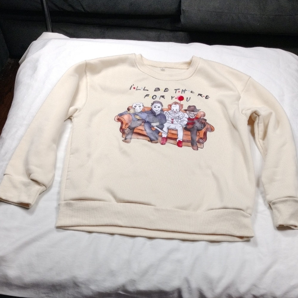 Halloween Movies Mens Graphic Sweatshirt Size Small